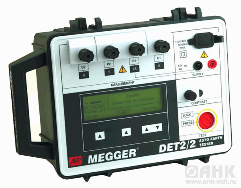 DET2/2 — измеритель сопротивления заземления