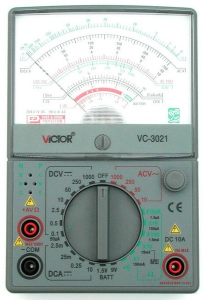 Мультиметр аналоговый Victor VC3021