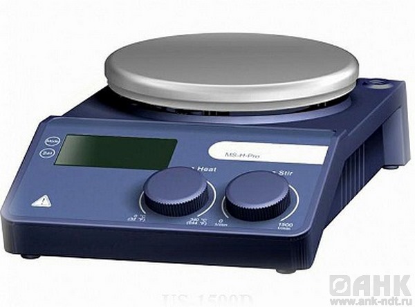 Магнитная мешалка с подогревом US-1500D цифровая (0-1500 об/мин)