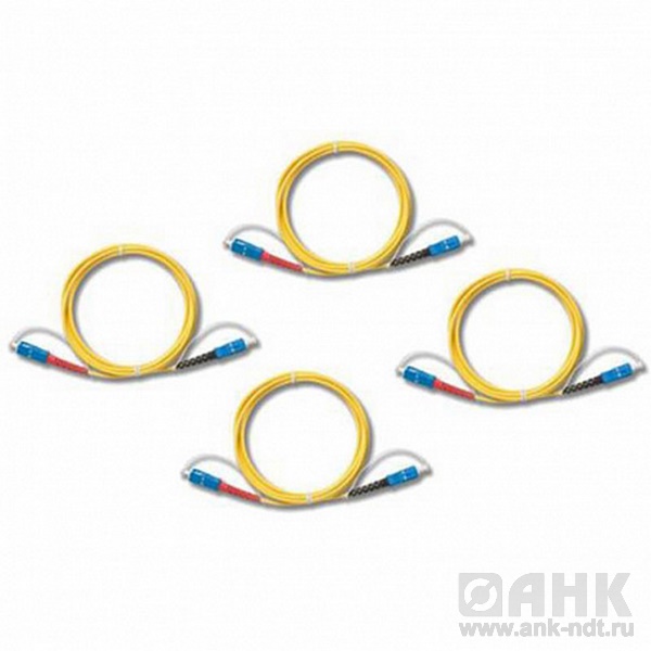 Набор одномодовых эталонных тестовых шнуров Fluke Networks SRC-9-SCSC-KIT (2 м) для тестирования волоконных кабелей с заделкой SC (4 SC/SC)