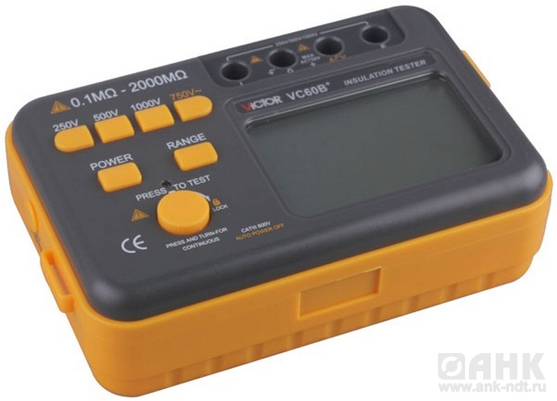 VC60B+ Мегаомметр