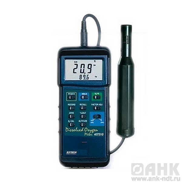Прибор для измерения содержания растворенного кислорода в тяжелых условиях Extech 407510