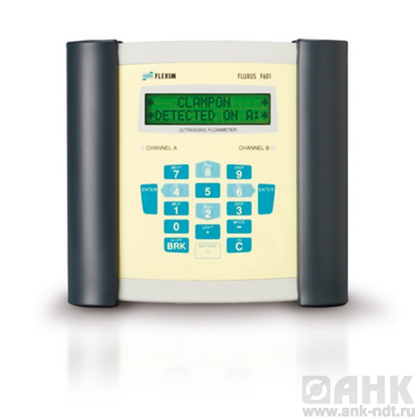 Портативный ультразвуковой прибор измерения протока жидкости UDM 500 / Fluxus F601