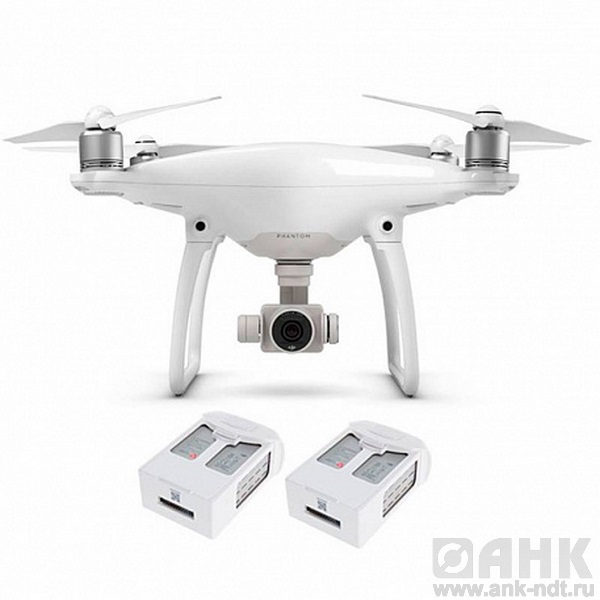 Квадрокоптер DJI Phantom 4 + 2 доп. аккумулятора