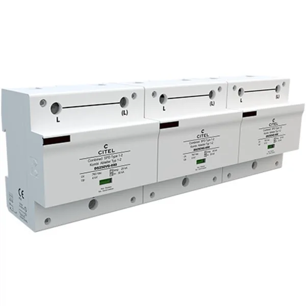 Устройство защиты от импульсных перенапряжений Citel DS253VG-690 (3957), высокоэнергетическое, тип 1+2+3