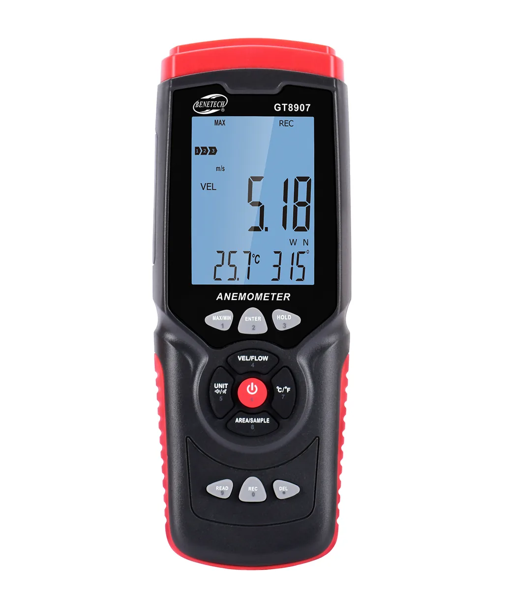 Цифровой анемометр BENETECH GT8907