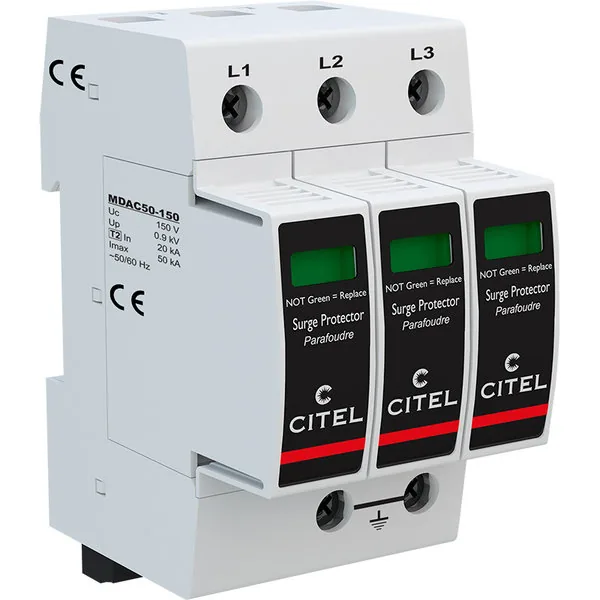 Устройство защиты от импульсных перенапряжений Citel DAC50S-30-150 (821110123), тип 2