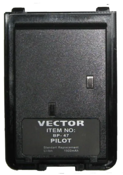 Аккумулятор Vector BP-47 Pilot