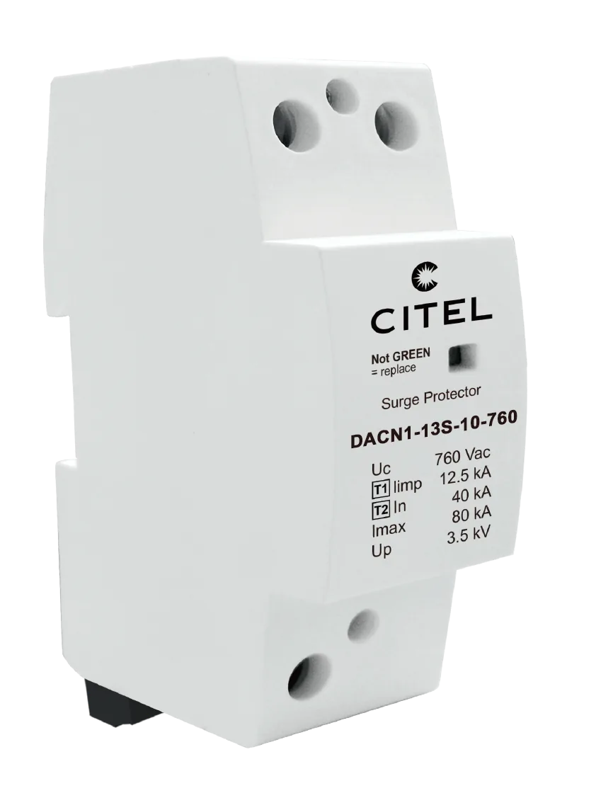 Устройство защиты от импульсных перенапряжений Citel DACN1-13S-10-760 (29111012), тип 1+2, In 40 кА, Imax 80 кА