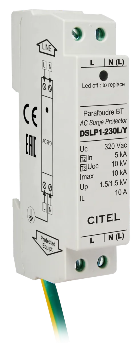 Устройство защиты от импульсных перенапряжений Citel DSLP1-230L/Y (352923)