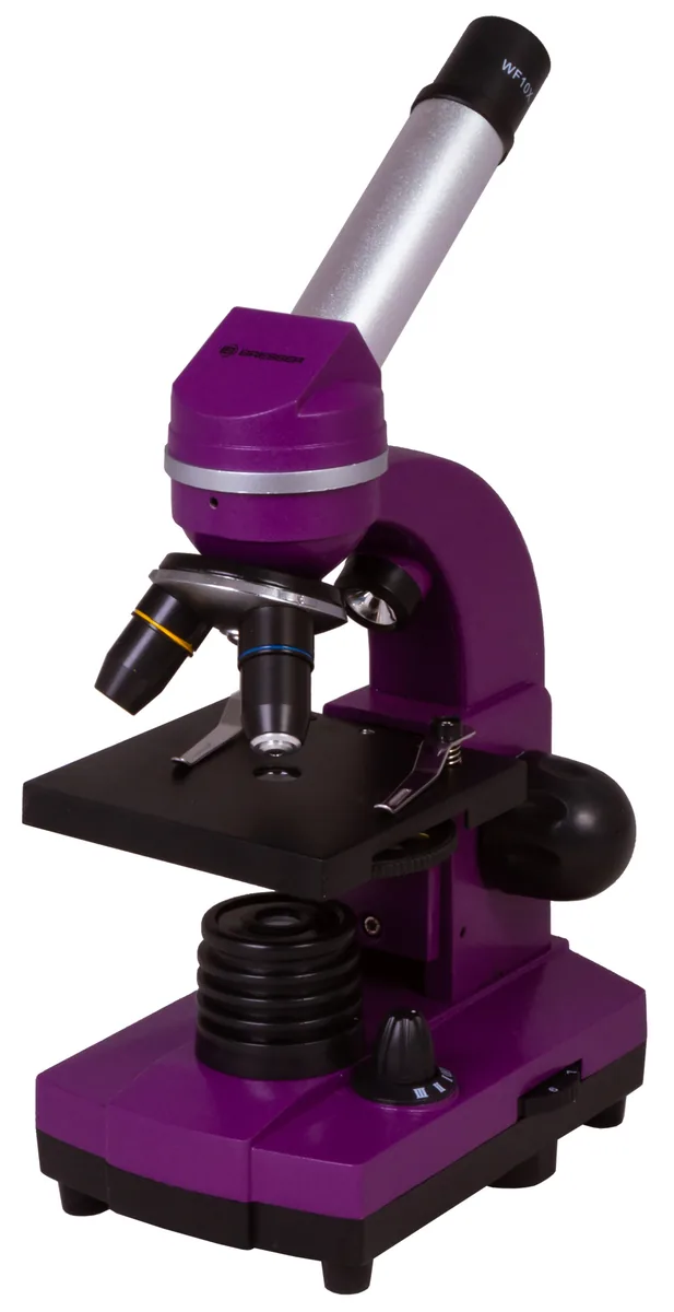 Микроскоп Bresser Junior Biolux SEL 40x-1600x фиолетовый