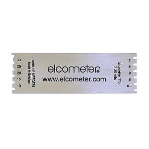 Калибровка прямоугольной гребенки Elcometer 115